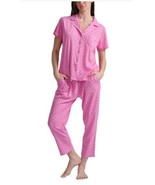 Karen Neuburger Womens Pajamas Pink 2-Piece Short Sleeves Pockets Lightw... - $54.69 CAD