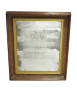 Antique Hand Carved Walnut Faux Bois Casetta Style Wall Mirror Circa 1870&#39;s - $1,649.37 CAD