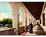 Santa Barbara Mission Corridor Santa Barbara CA UNP DB Postcard U19 - $3.91