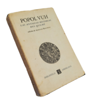 Popol Vuh First edition 1947 Vintage Rare Book ~ Spanish - $49.49