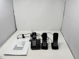 Panasonic KX-TGC360 Cordless Phone System KX-TCA36 Full Set Tested - $24.19