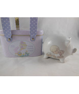 Vintage Japan 1985 Enesco Precious Moments Piggy Bank Porcelain 3&quot; X 3.5... - $9.46 CAD