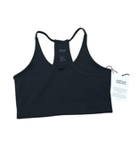 Girlfriend Collective Halter Neck Bra 1009 Black Size Medium New with tags - $46.03 CAD