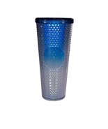 Starbucks 24oz Holiday 2023 ICICLE Blue Ombre Gradient Studded Tumbler No Straw