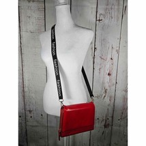 Red Leather Fashion Purse Handbag Women&#39;s Crossbody Medium NWOT - $18.69