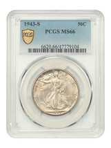 1943-S 50C PCGS MS66 - $509.25