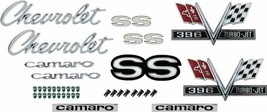 OER Complete Emblem Set 1967 Chevy Camaro SS With 396 Engine - £173.22 GBP