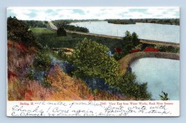 Rock River from Water Works Sterling IL Illinois 1906 UDB Postcard M8 - £2.29 GBP