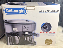 New Delonghi Caffe Nabucco Combi Machine - BCO70  Espresso /Cappuccino 5-10 Cups - £213.20 GBP