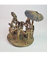 Ashanti Kuduo African Cast Bronze Container LID ONLY to Funerary Vessel ... - £66.15 GBP