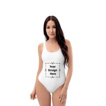 Custom Swimsuits for Women, Personalized Bathing Suit, One Piece - from Size S t - £27.88 GBP