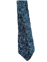 Halston 3 Men’s Multicolor Silk Abstract Geometric Designer Necktie - £9.34 GBP