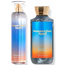 Bath &amp; Body Works Summertime Surf Fine Fragrance Mist and Shower Gel Set... - £23.17 GBP