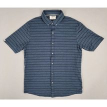 Linksoul Shirt Men&#39;s Small Blue Button Down Collar Tempus Fugit Casual G... - $351.06 MXN