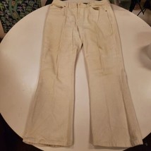 Ralph Lauren Jeans Company Women&#39;s Beige Corduroy Pants, Size 12, Petite - £15.45 GBP