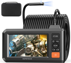 1080P Industrial Borescope Inspection Camera with Split Screen, 7.9Mm Sewer Came - £172.94 GBP