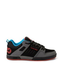 Mens DVS Comanche 2.0 Skate Shoe Charcoal Black Red Blue - £49.92 GBP