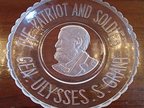 Compatible with Antique EAPG The Patriot and Soldier Ulysses S. Grant Round Plat Item image 8