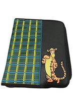 Winnie the Pooh TIGGER Vintage 2 1/2&quot; Zippered 3 ring Binder Pen Tab w/ Pouch - £28.11 GBP
