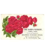 Nampa Nursery Idaho Victorian trade card roses vintage advertising ephemera - €12,05 EUR Nampa Nursery Idaho Victorian trade card roses vintage advertising ephemera - €12,05 EUR