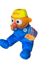 Tumbling Ernie Plush Toy Vintage Blue Outfit Hard Hat - £13.86 GBP