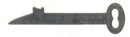 Wild Stevens printer type ruler vintage advertising Boston MA metal tool - $14.00