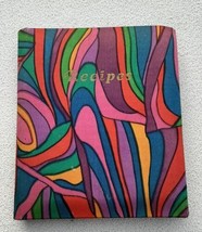 Vintage Recipe Book Binder 1970s Kitchen Organizer Blank Cards M &amp; M SAL... - $12.84