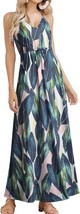 Womens Boho Tropical Maxi Dress - £41.10 GBP