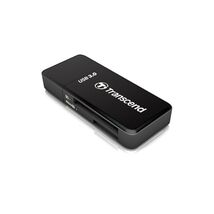 Black Transcend High-Speed RDF5 USB3.0 Card Reader for SDHC/SDXC and mic... - $25.00