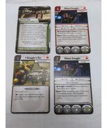 (4) Star Wars Imperial Assault Alliance Smuggler Ally Pack Cards Only - $9.64 CAD