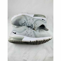 Nike Air Max Sequent 3 Mens Size 7.5 White Running Shoes - £22.27 GBP