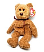 TY Beanie Baby 1993 Brown Curly The Bear With Tag Errors - $8.90
