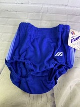 Vintage Mizuno Volleyball Shorts Briefs DEADSTOCK Blue Womens Large Made In USA - £27.18 GBP