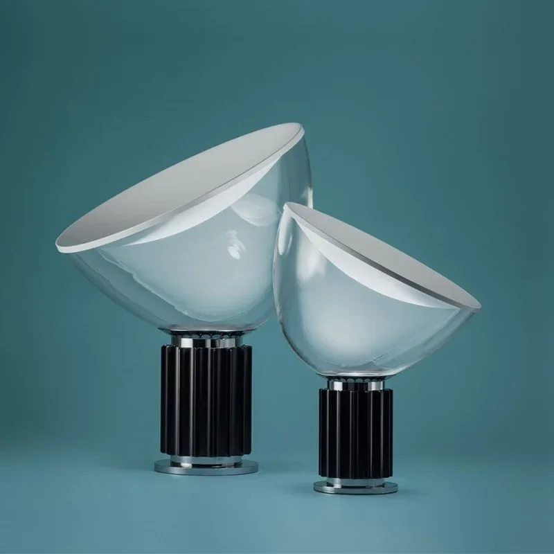 Nordic Glass Shade LED Table Lights Radar Desk Lamps Decoration Lamp Sat... - $442.23+