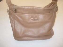 TONI VTG. BROWN LEATHER SHOULDER BAG-BARELY USED-VERY CLEAN INSIDE &amp; OUT... - £6.78 GBP