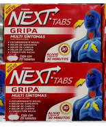 2X NEXT GRIPA TABLETAS - 2 CAJAS DE 20 TABLETAS c/u - ENVIO GRATIS - £19.11 GBP