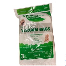 EnviroCare Anti Allergen Vacuum Cleaner Bags Type Y For Hoover Tunnel Up... - $5.48