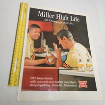 Miller High Life Fifth Frame Favorite Bowling Bowlers Men Vintage Print ... - $8.98