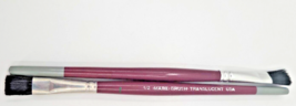 Marxbrush Translucent Paint Brush 1/2 Inch Wide For Ceramics Vintage Set of 2 - £11.75 GBP