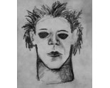 1998 Halloween H2O Smiths Grove Sanitarium Michael Myers Sketch Haddonfi... - $3.05