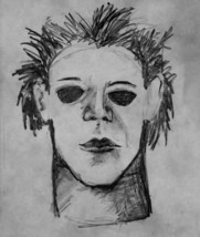 1998 Halloween H2O Smiths Grove Sanitarium Michael Myers Sketch Haddonfield  - £2.57 GBP