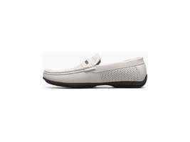 Stacy Adams Corby Saddle Slip On Walking Shoes White  25513-100 image 5