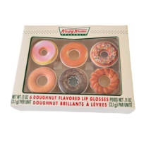 Krispy Kreme Doughnuts Flavored Lip Glosses 6 Doughnut Flavor Pack Sealed RARE - £14.72 GBP