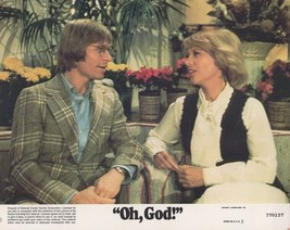 Oh God 1977 8x10 inch lobby card John Denver on Dinah Shore talk show - $29.99