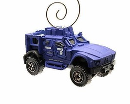 OshKosh Defense Tactical Vehicle M-ATV Christmas Ornament 1:64 Blue - £14.38 GBP