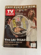 Elvis Presley TV Guide Magazine with Sealed Christmas CD  Vintage Decemb... - $6.64