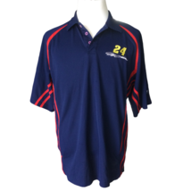 Vintage Chase Jeff Gordon Dupont Motorsports NASCAR Men&#39;s Polo Shirt Siz... - £16.69 GBP