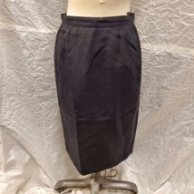 Vintage Luisa Spagnoli Women&#39;s Black Skirt, Size 42 - $29.69