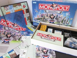 2006 MONOPOLY BOARD GAME HERE &amp;  NOW EDITION COMPLETE - £7.76 GBP