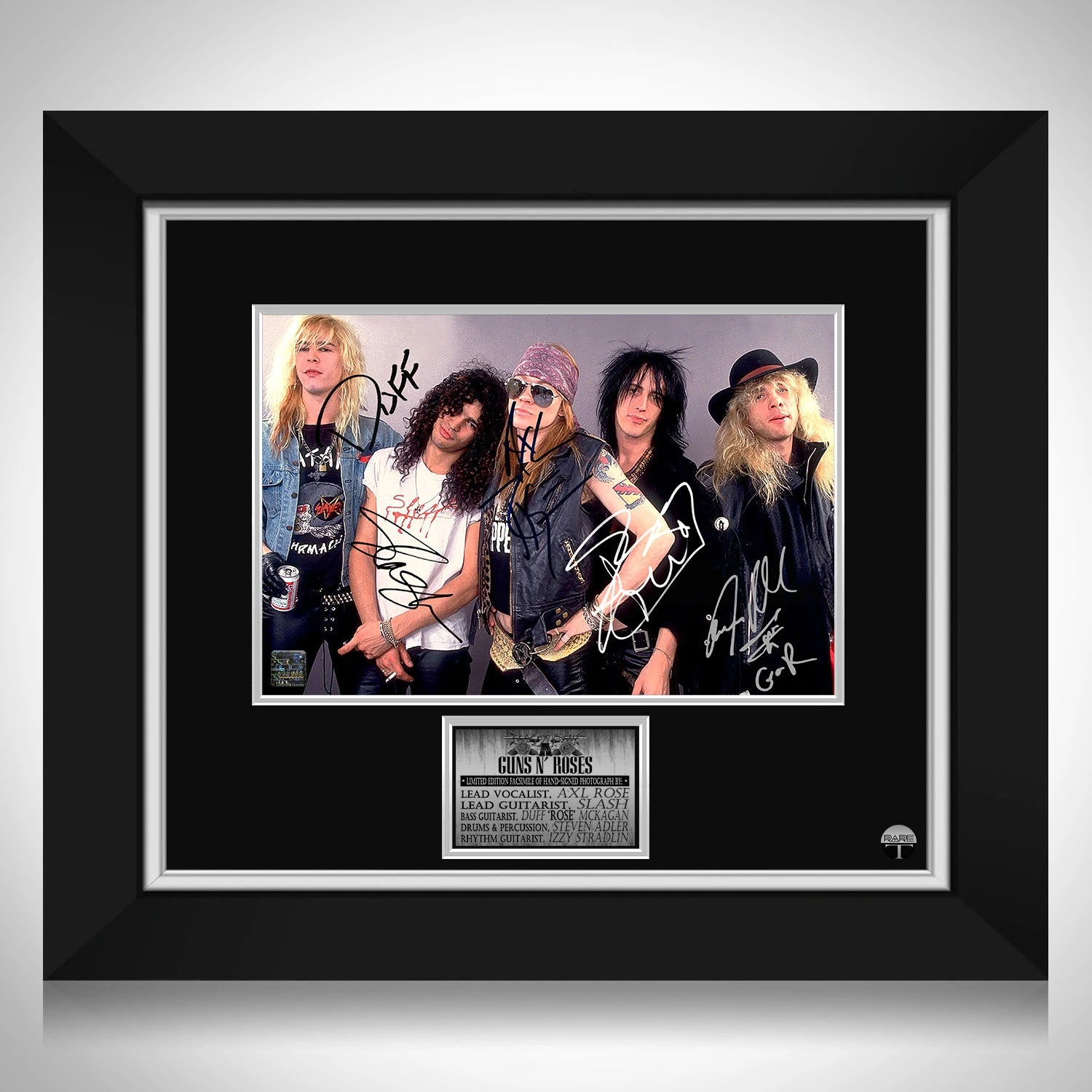 Guns N Roses Band Photo Limited Signature Edition Studio Licensed Custom Frame - £185.76 GBP